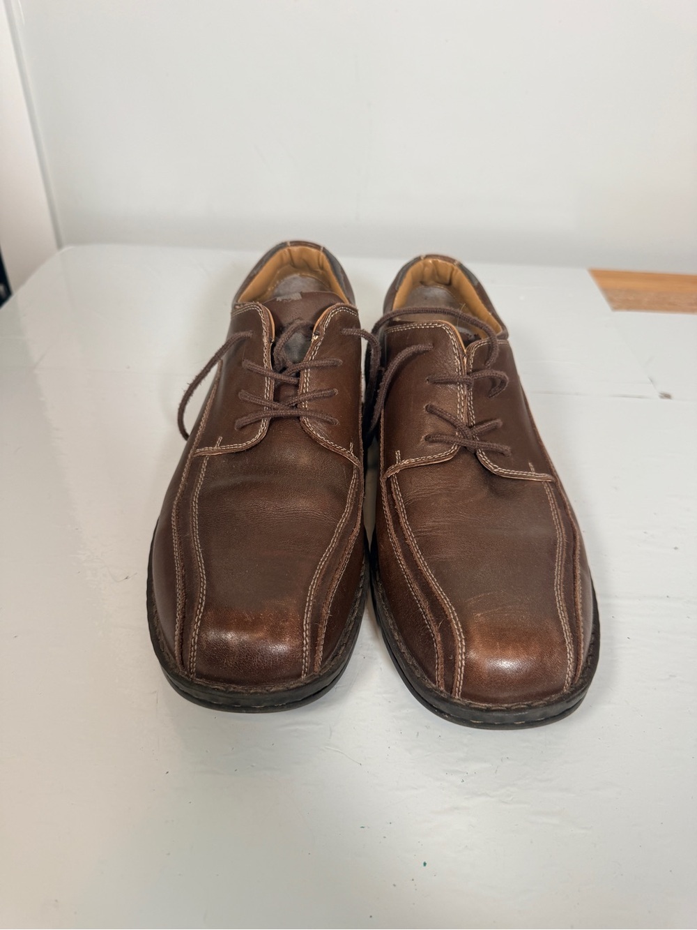 Dockers All Motion Comfort Brown Leather Oxford Shoes Men 10.5